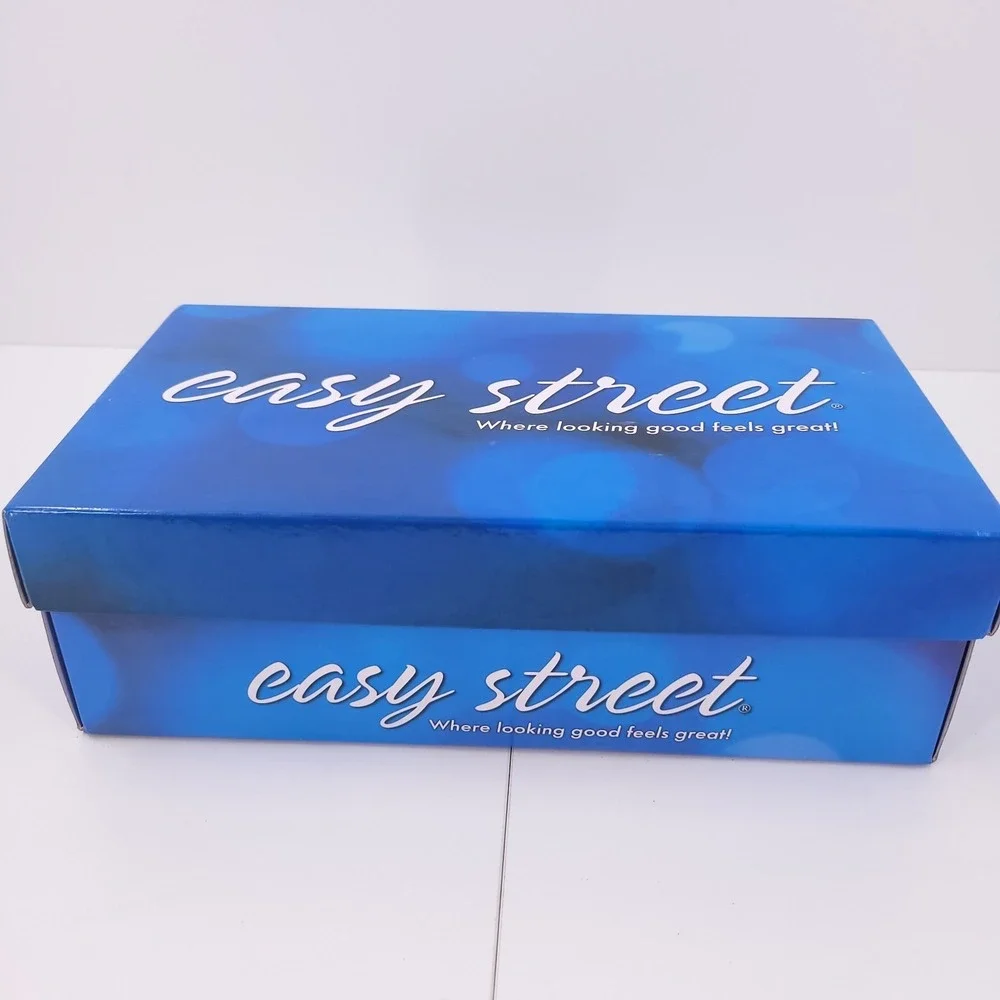 Easy Street Passion Dress Pumps Black Womens 11 M‎ Patent Slip On Classic Heels